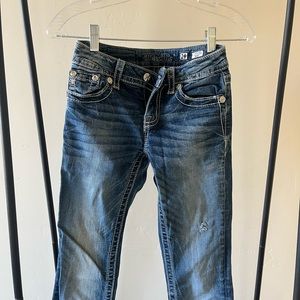 WOMENS (24) MISS ME JEANS. bootcut low rise. barely worn!